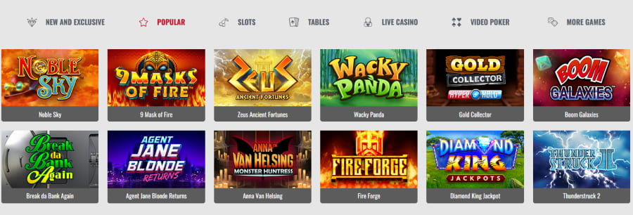Platinum-Play-Casino-popular-games